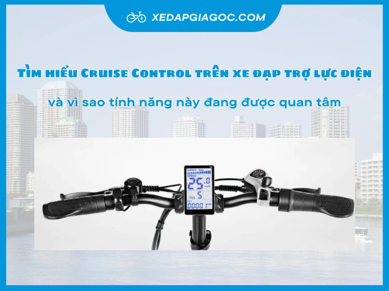 cruise control tren xe dap tro luc dien