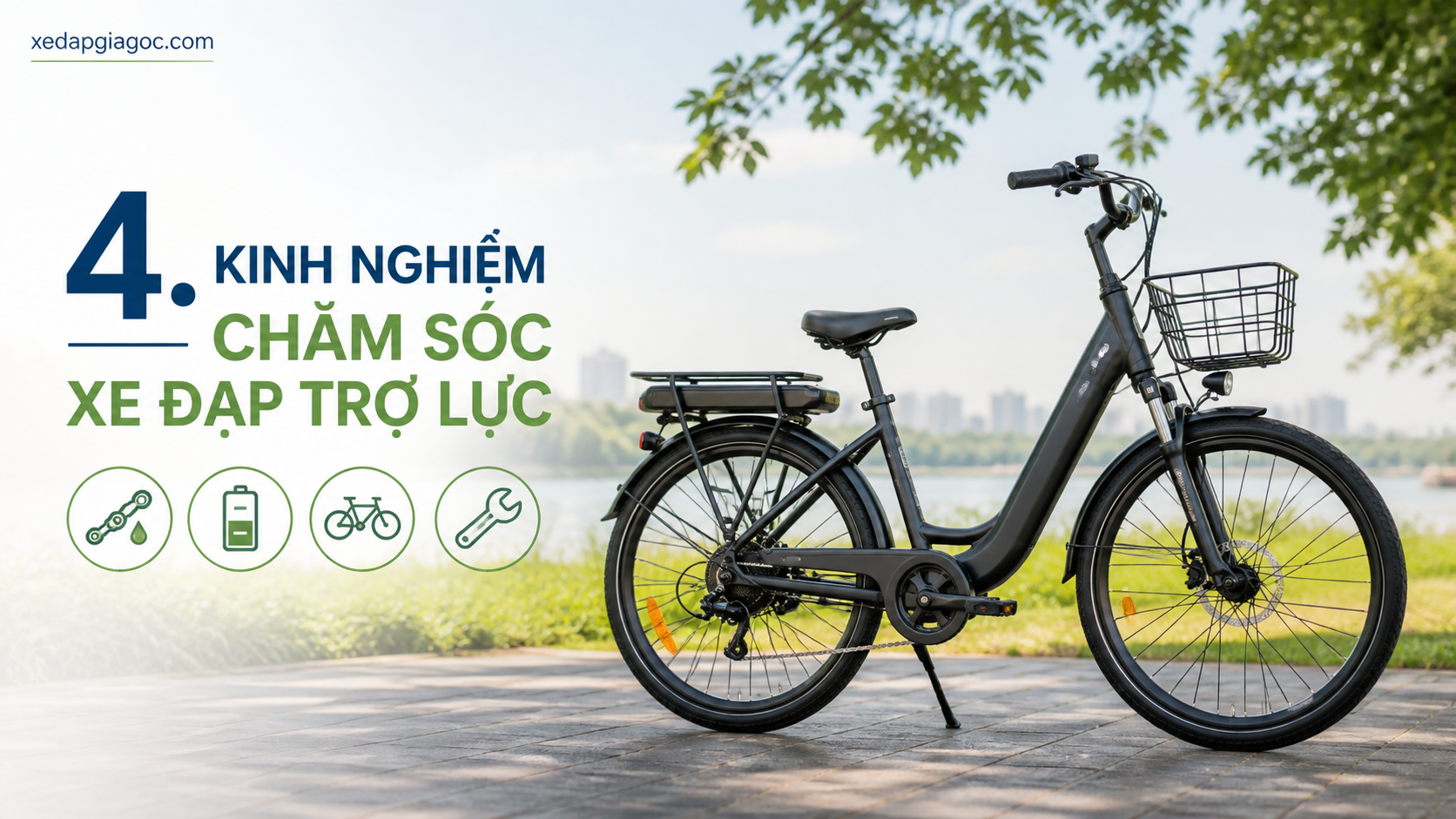 Xe đạp trợ lực dưới 10 triệu – Top 5 lựa chọn đáng mua nhất 4. Kinh nghiệm chăm sóc xe đạp trợ lực