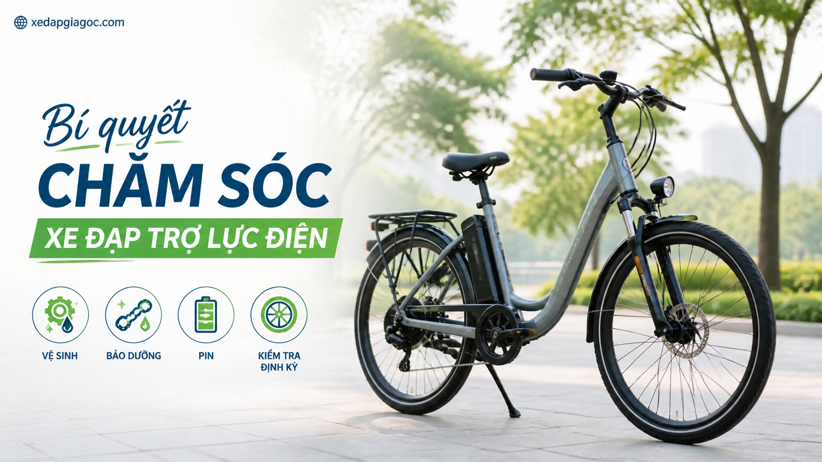 Cách chọn xe đạp trợ lực phù hợp với nhu cầu của bạn Bí quyết chăm sóc xe đạp trợ lực điện