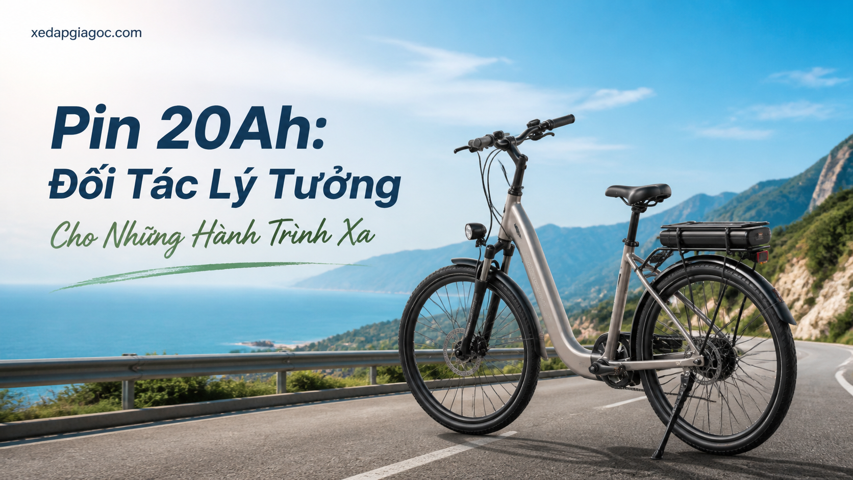 Pin 10Ah, 15Ah, 20Ah, 30Ah trong xe đạp trợ lực khác nhau thế nào? Đi được bao xa? Pin 20Ah: Đối Tác Lý Tưởng Cho Những Hành Trình Xa