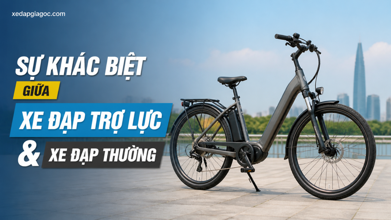 Xe đạp trợ lực là gì? Khác gì xe đạp thường và xe máy điện? Sự khác biệt giữa xe đạp trợ lực và xe đạp thường