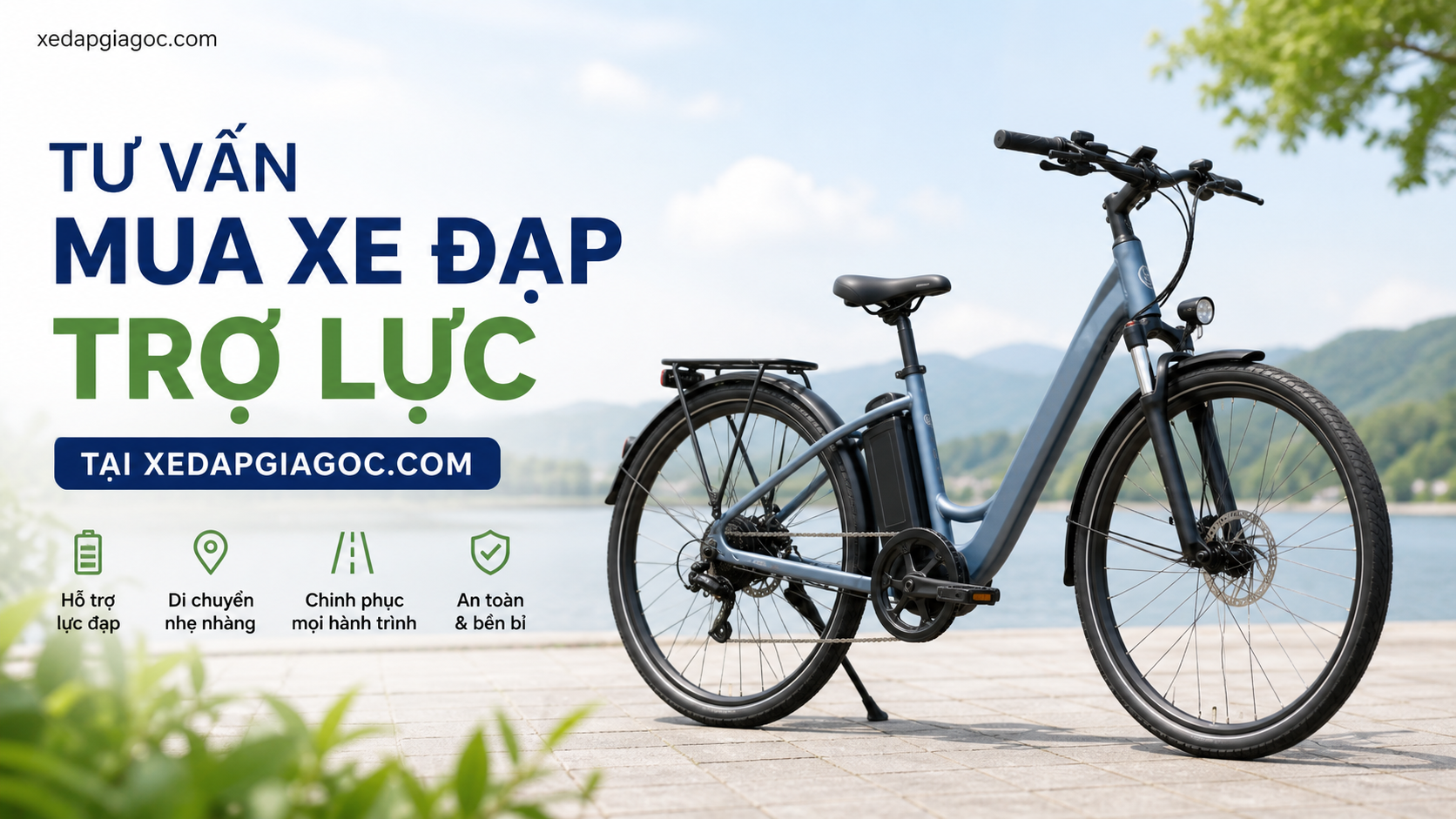 Tư vấn mua xe đạp trợ lực tại xedapgiagoc.com