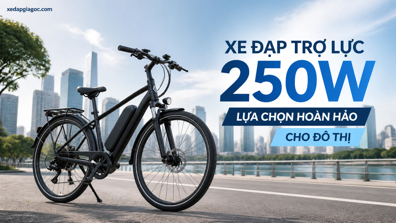 Xe đạp trợ lực 250W, 500W hay 750W – Nên chọn công suất nào? Xe đạp trợ lực 250W – Lựa chọn hoàn hảo cho đô thị