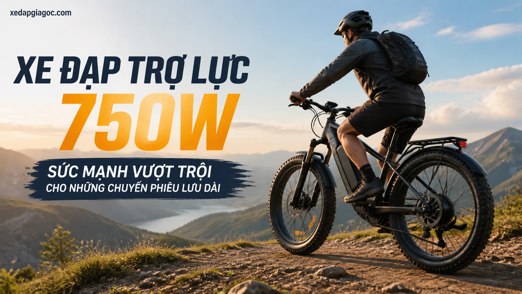 Xe đạp trợ lực 250W, 500W hay 750W – Nên chọn công suất nào? Xe đạp trợ lực 750W – Sức mạnh vượt trội cho những chuyến phiêu lưu dài