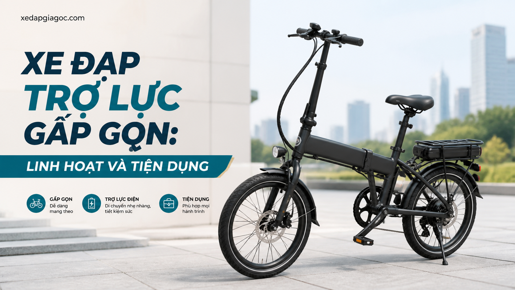 So sánh xe đạp trợ lực gấp gọn và xe không gấp – Loại nào tốt hơn? Xe đạp trợ lực gấp gọn: Linh hoạt và Tiện dụng