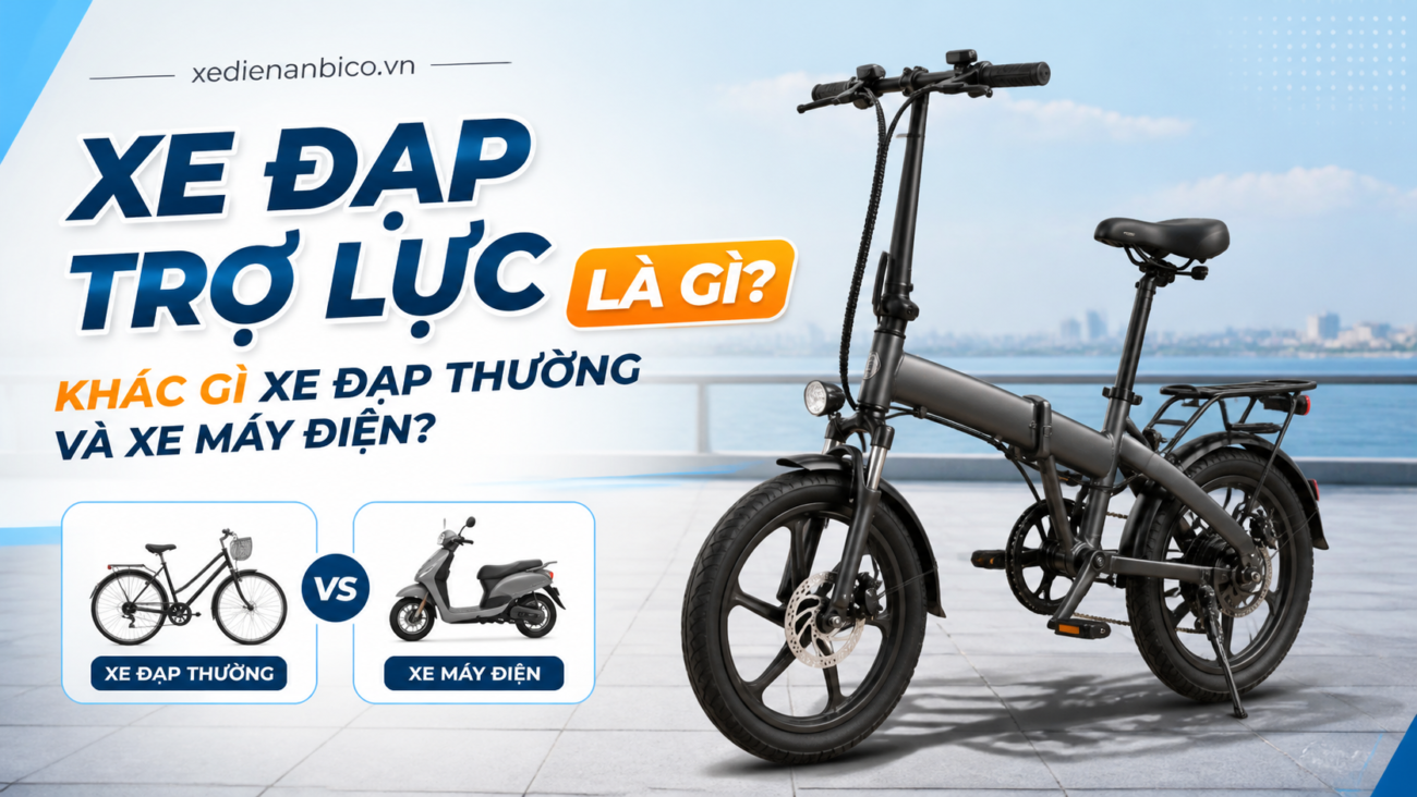 xe đạp trợ lực là gì? Khác gì xe đạp thường và xe máy điện?