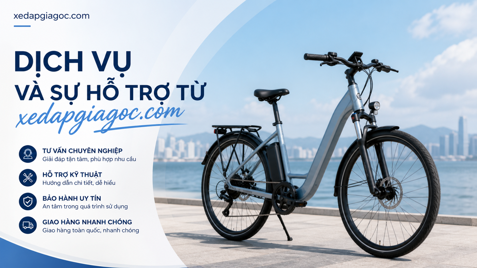 Dịch vụ và sự hỗ trợ từ xedapgiagoc.com