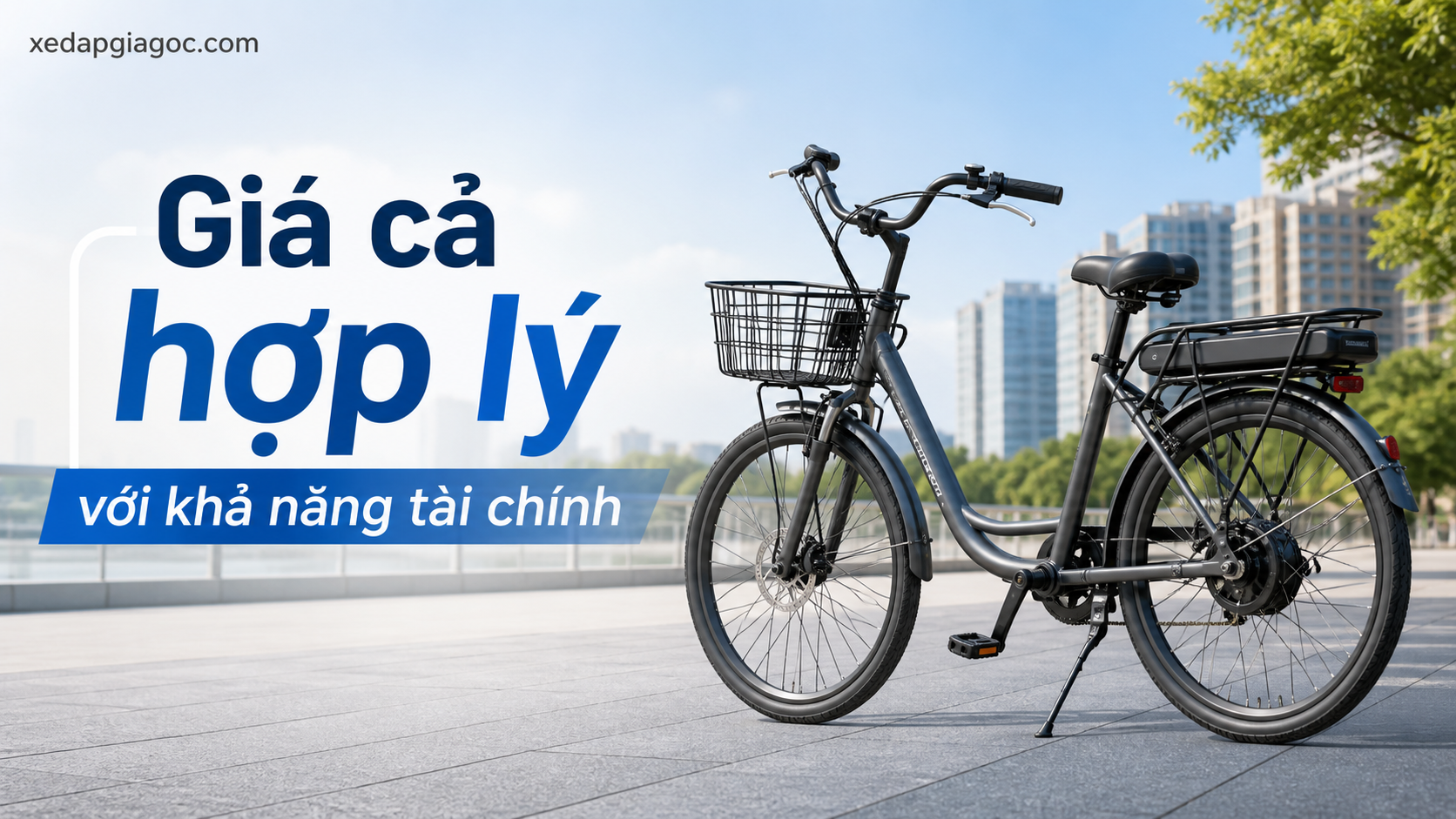 Xe đạp trợ lực dáng cổ điển cho người trung niên – Tiêu chí chọn mua Giá cả hợp lý với khả năng tài chính