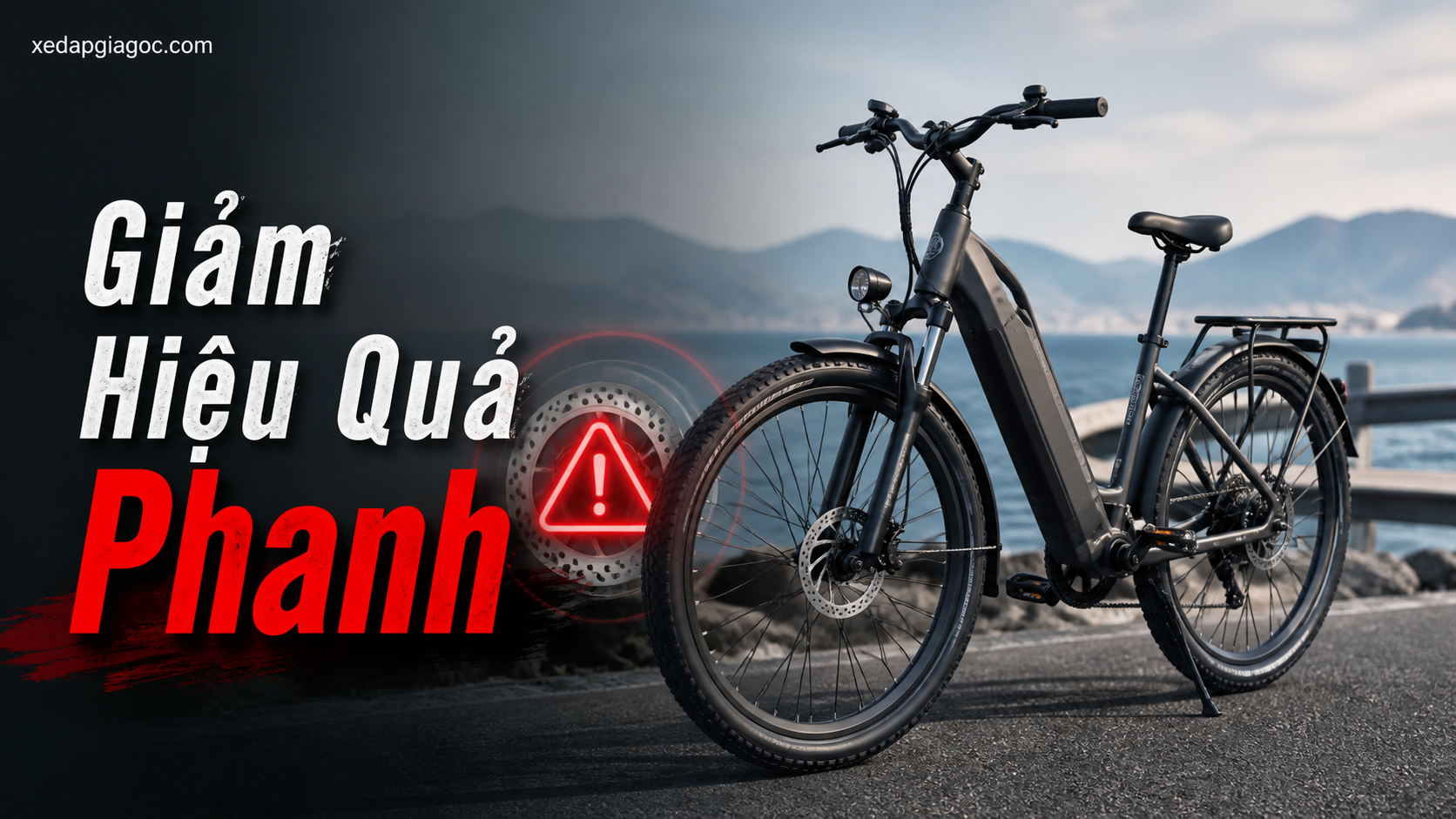 5 dấu hiệu phanh đĩa trên xe đạp trợ lực xuống cấp và cần thay ngay Giảm Hiệu Quả Phanh