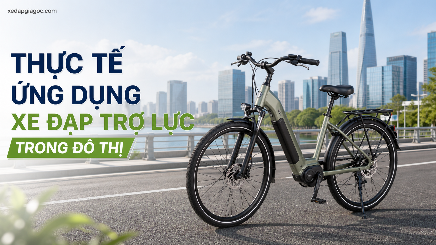 Xe đạp trợ lực thay thế xe máy – Có khả thi ở thành phố không? Thực tế ứng dụng xe đạp trợ lực trong đô thị