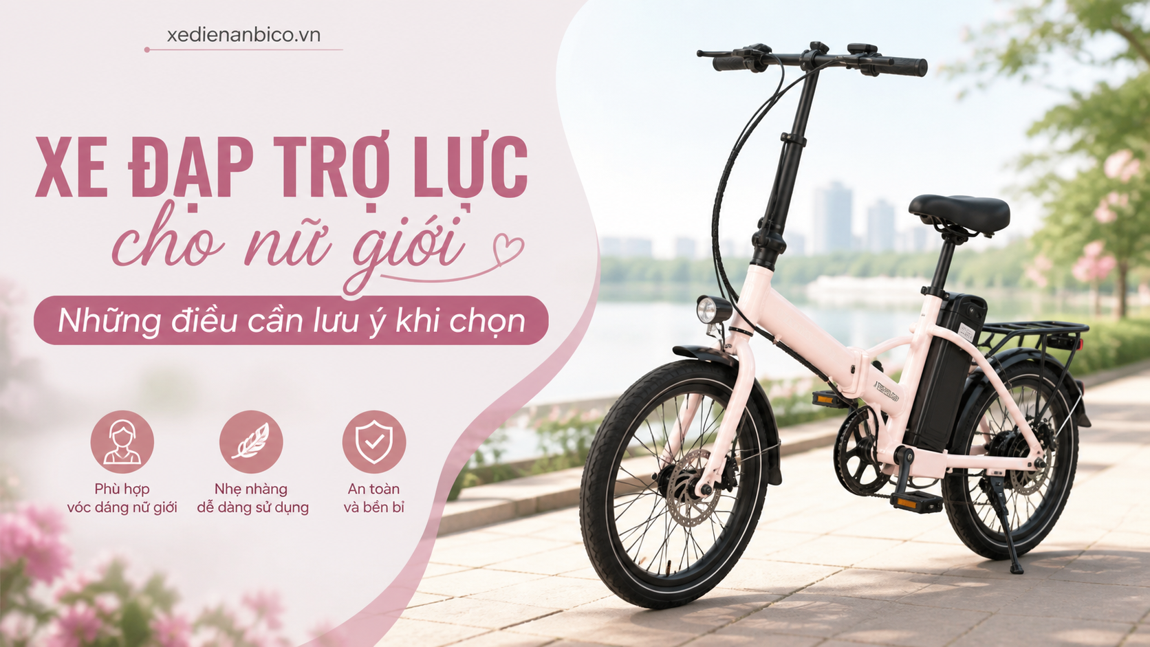 xe đạp trợ lực cho nữ giới – Những điều cần lưu ý khi chọn