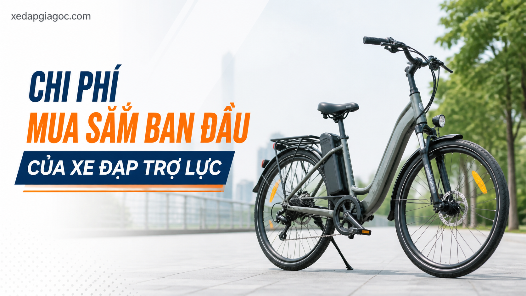 Chi phí sử dụng xe đạp trợ lực trong một năm gồm những gì? Chi phí mua sắm ban đầu của xe đạp trợ lực