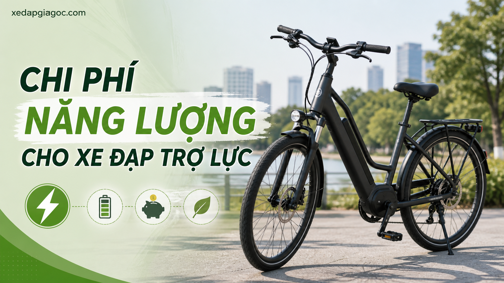 Chi phí sử dụng xe đạp trợ lực trong một năm gồm những gì? Chi phí năng lượng cho xe đạp trợ lực