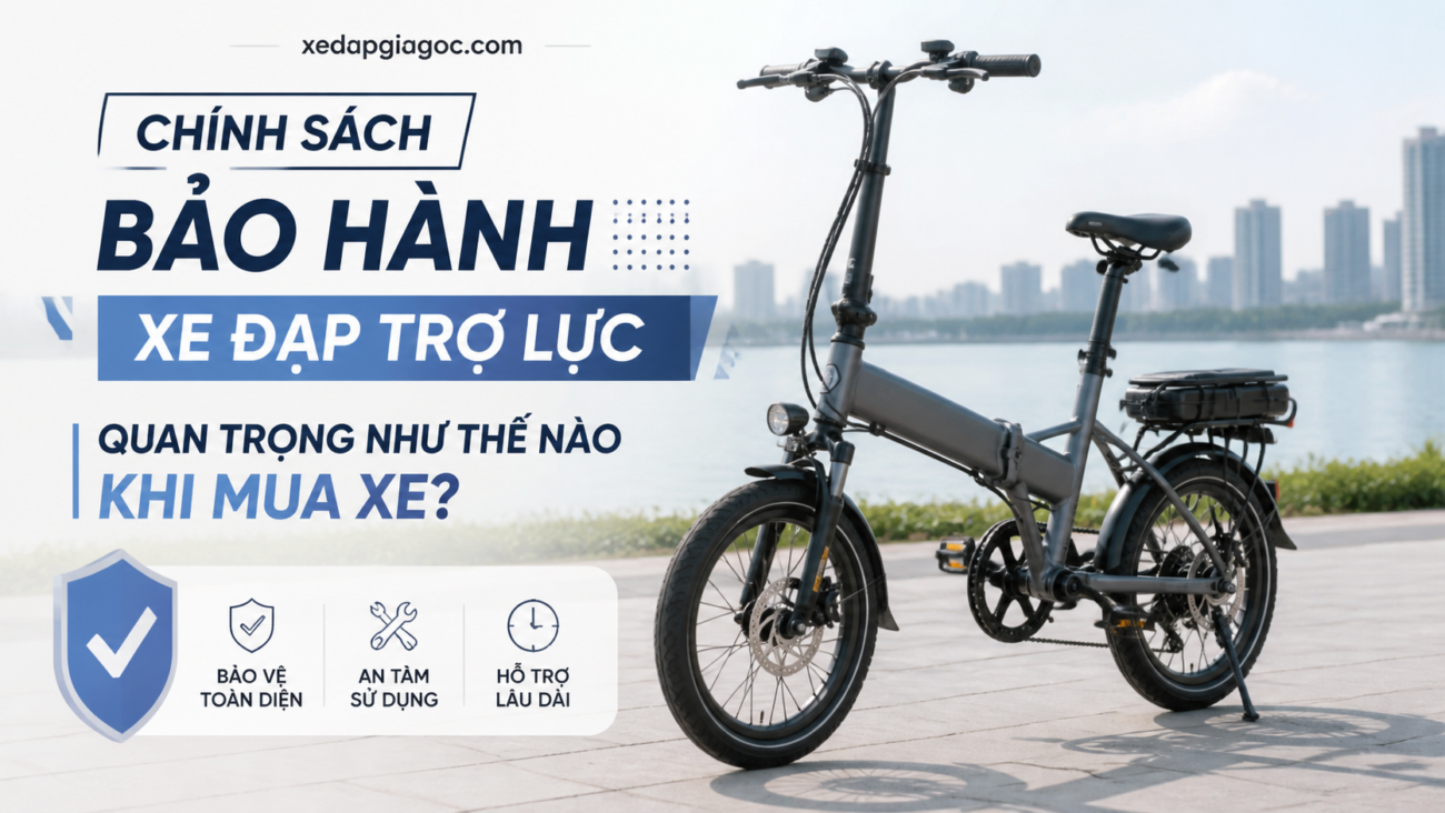 Chính sách bảo hành xe đạp trợ lực quan trọng như thế nào khi mua xe?