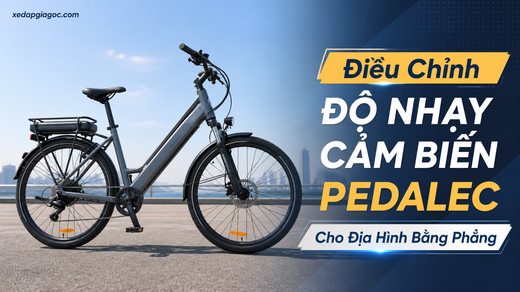 Điều Chỉnh Độ Nhạy Cảm Biến Pedalec Cho Địa Hình Bằng Phẳng Điều Chỉnh Độ Nhạy Cảm Biến Pedalec Cho Địa Hình Bằng Phẳng