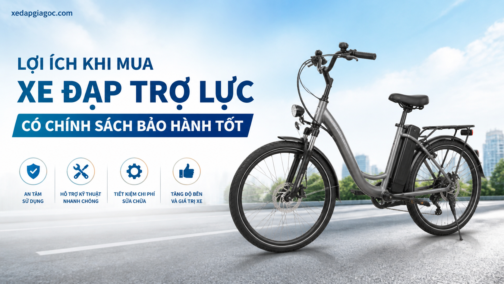 Chính sách bảo hành xe đạp trợ lực quan trọng như thế nào khi mua xe? Lợi ích khi mua xe đạp trợ lực có chính sách bảo hành tốt