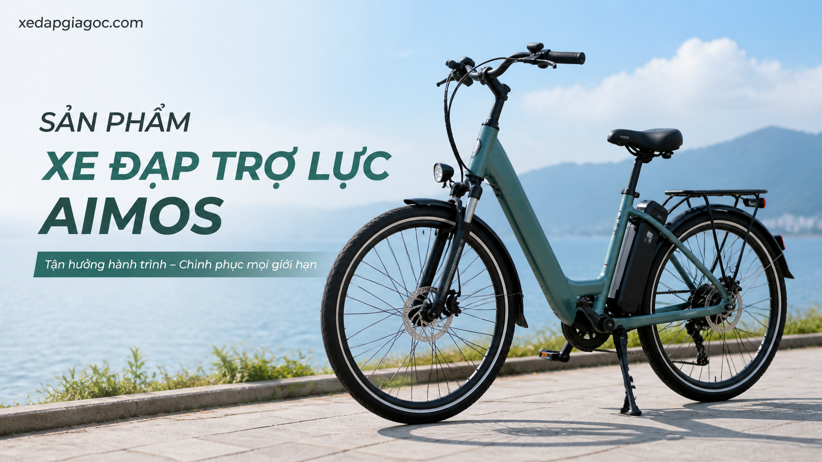Sản phẩm xe đạp trợ lực Aimos tại xedapgiagoc.com