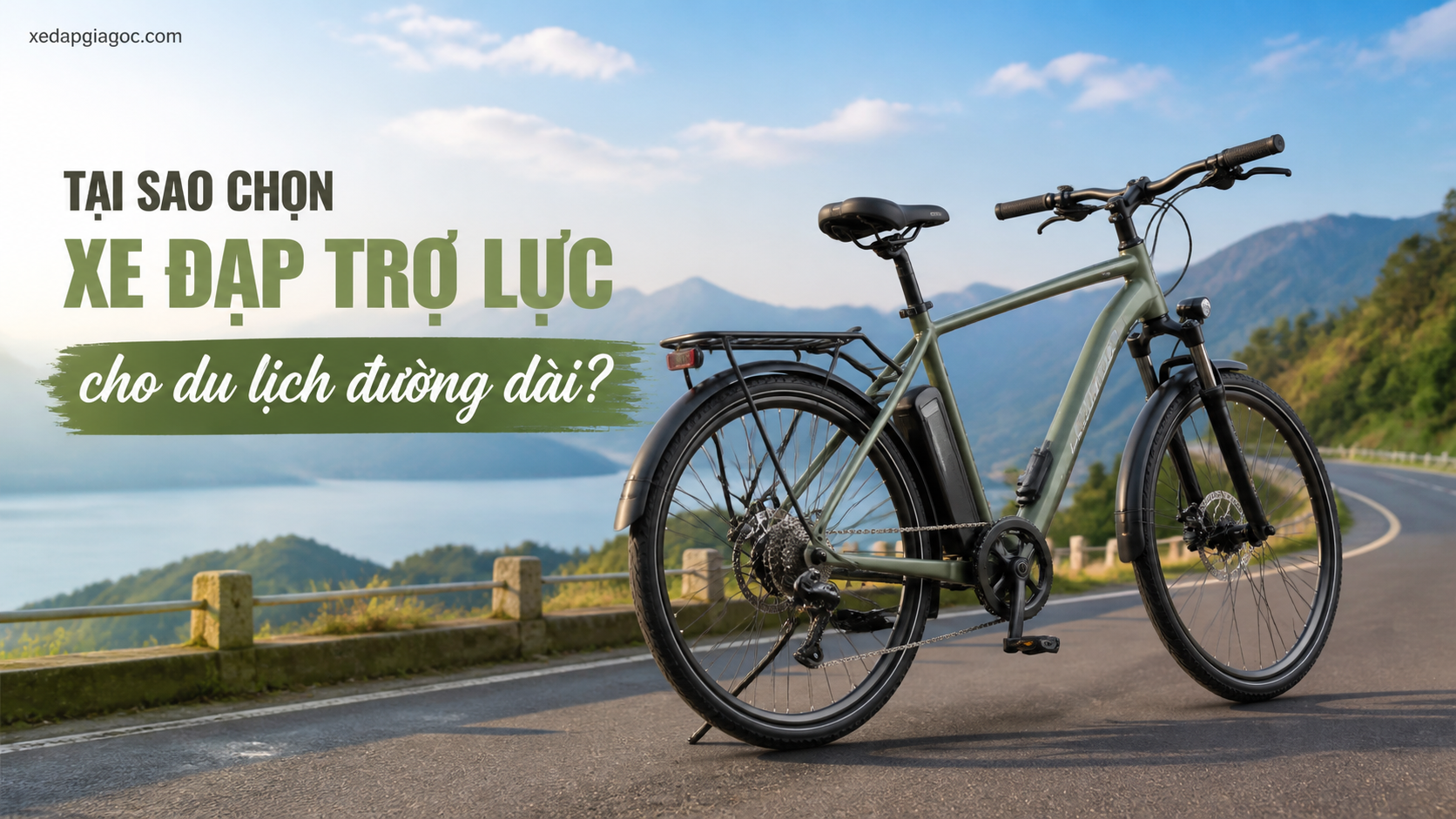 Hướng dẫn đi xe đạp trợ lực đường dài, du lịch Tại sao chọn xe đạp trợ lực Aimos cho du lịch đường dài?