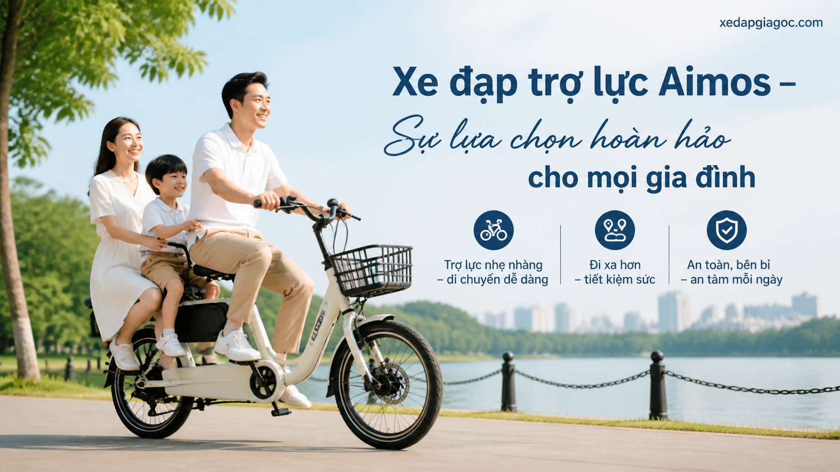 Xe đạp trợ lực Aimos – Sự lựa chọn hoàn hảo cho mọi gia đình Xe đạp trợ lực Aimos – Sự lựa chọn hoàn hảo cho mọi gia đình