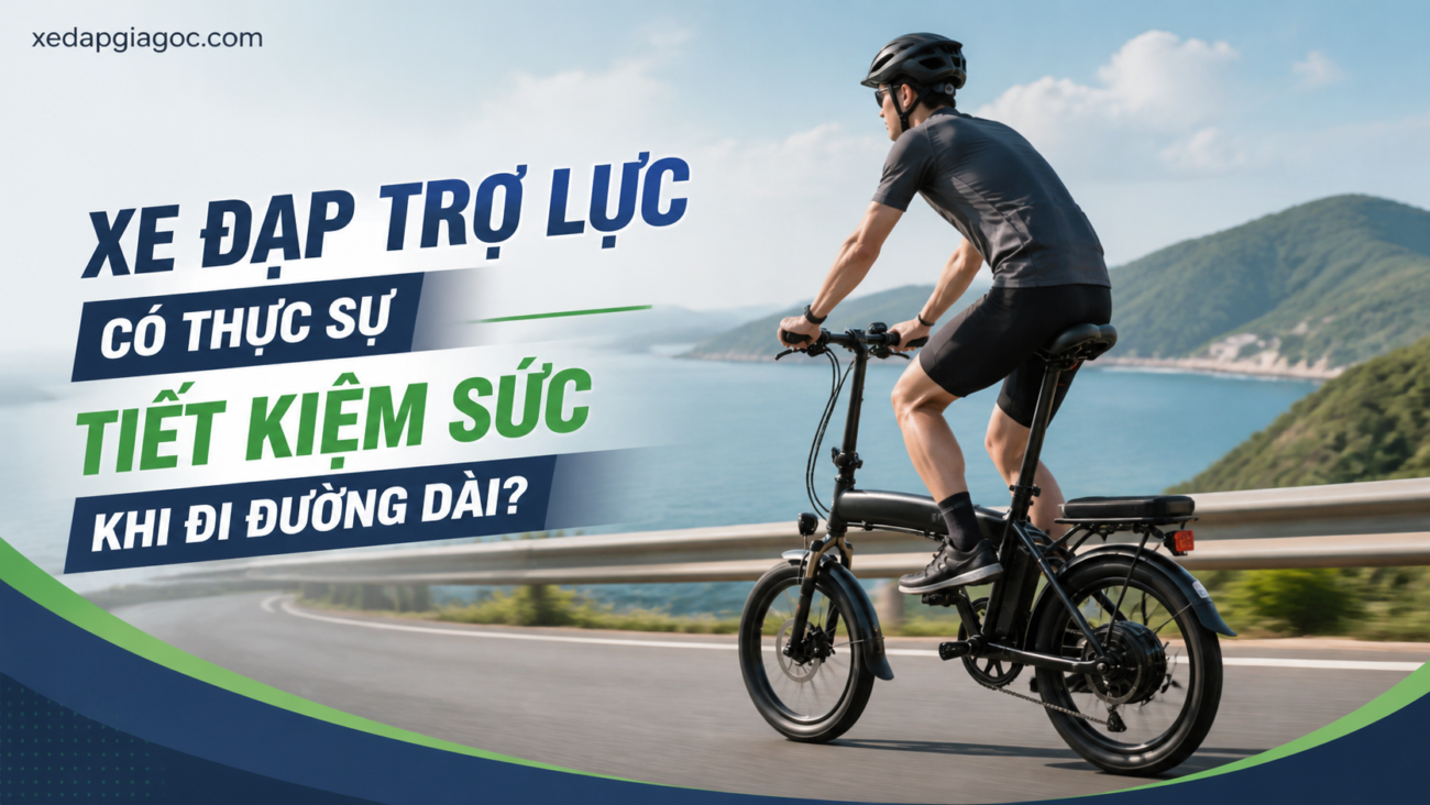 Xe đạp trợ lực có thực sự tiết kiệm sức khi đi đường dài?