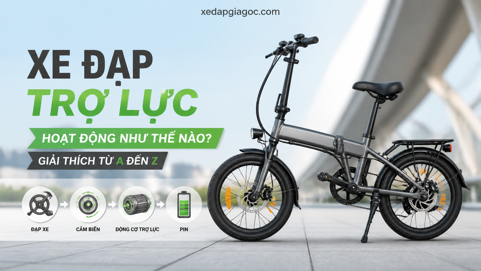 Xe đạp trợ lực hoạt động như thế nào? Giải thích từ A đến Z Xe đạp trợ lực hoạt động như thế nào? Giải thích từ A đến Z