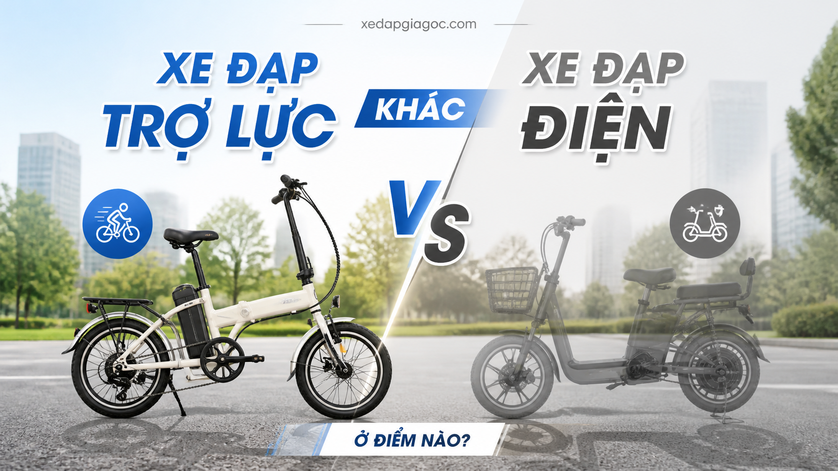 Xe đạp trợ lực khác xe đạp điện ở điểm nào? Xe đạp trợ lực khác xe đạp điện ở điểm nào?