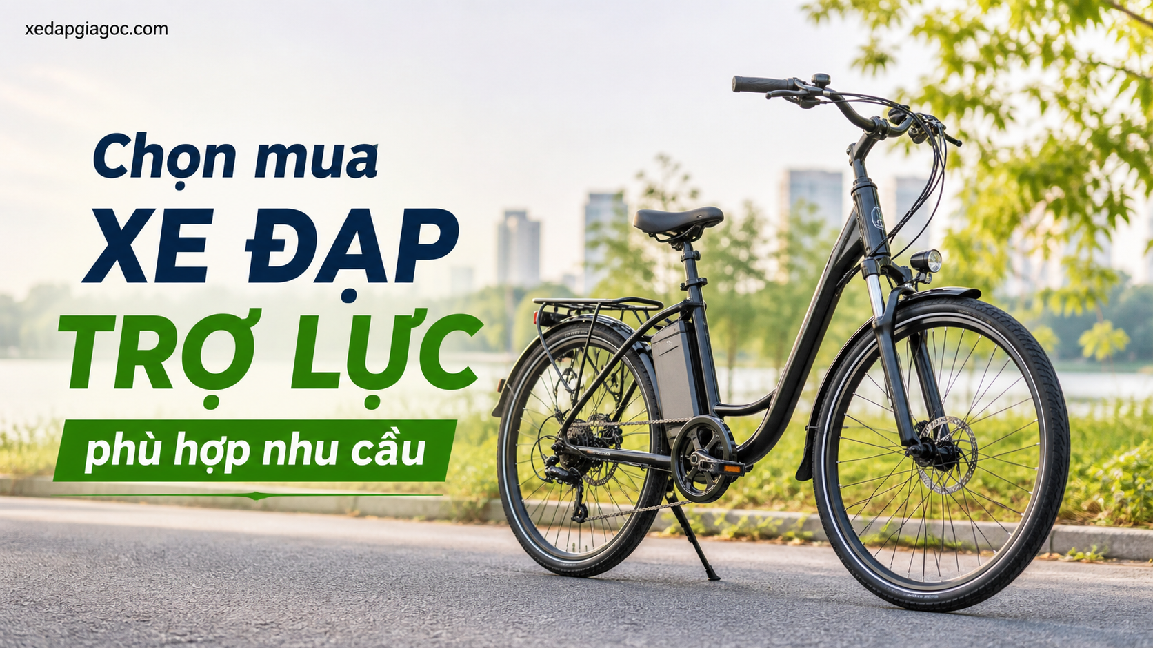 Chọn mua xe đạp trợ lực phù hợp nhu cầu