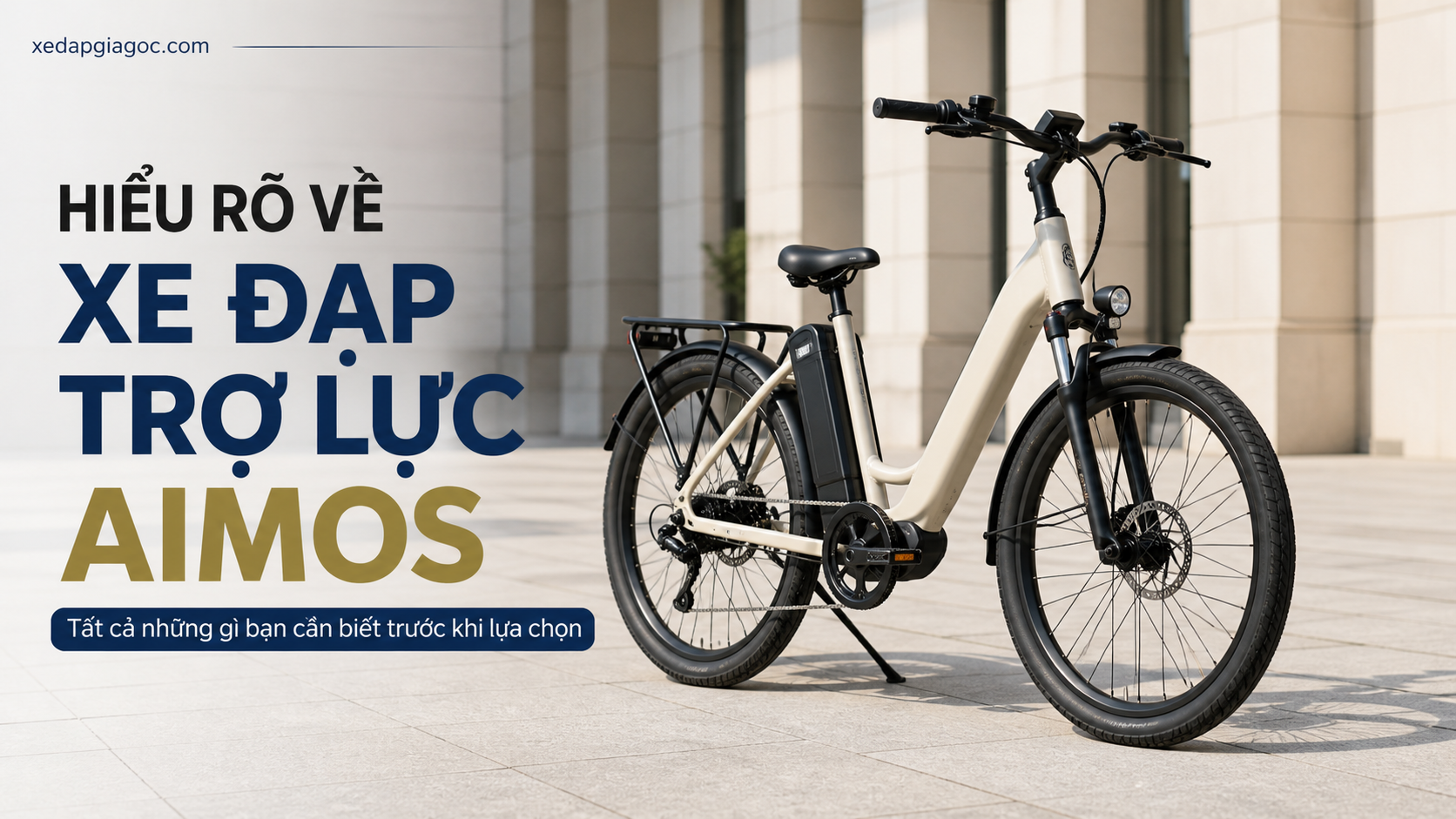 Hiểu Rõ Về Xe Đạp Trợ Lực Aimos