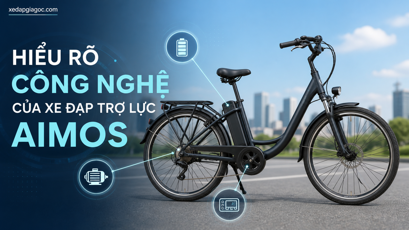 Hiểu rõ công nghệ của xe đạp trợ lực Aimos