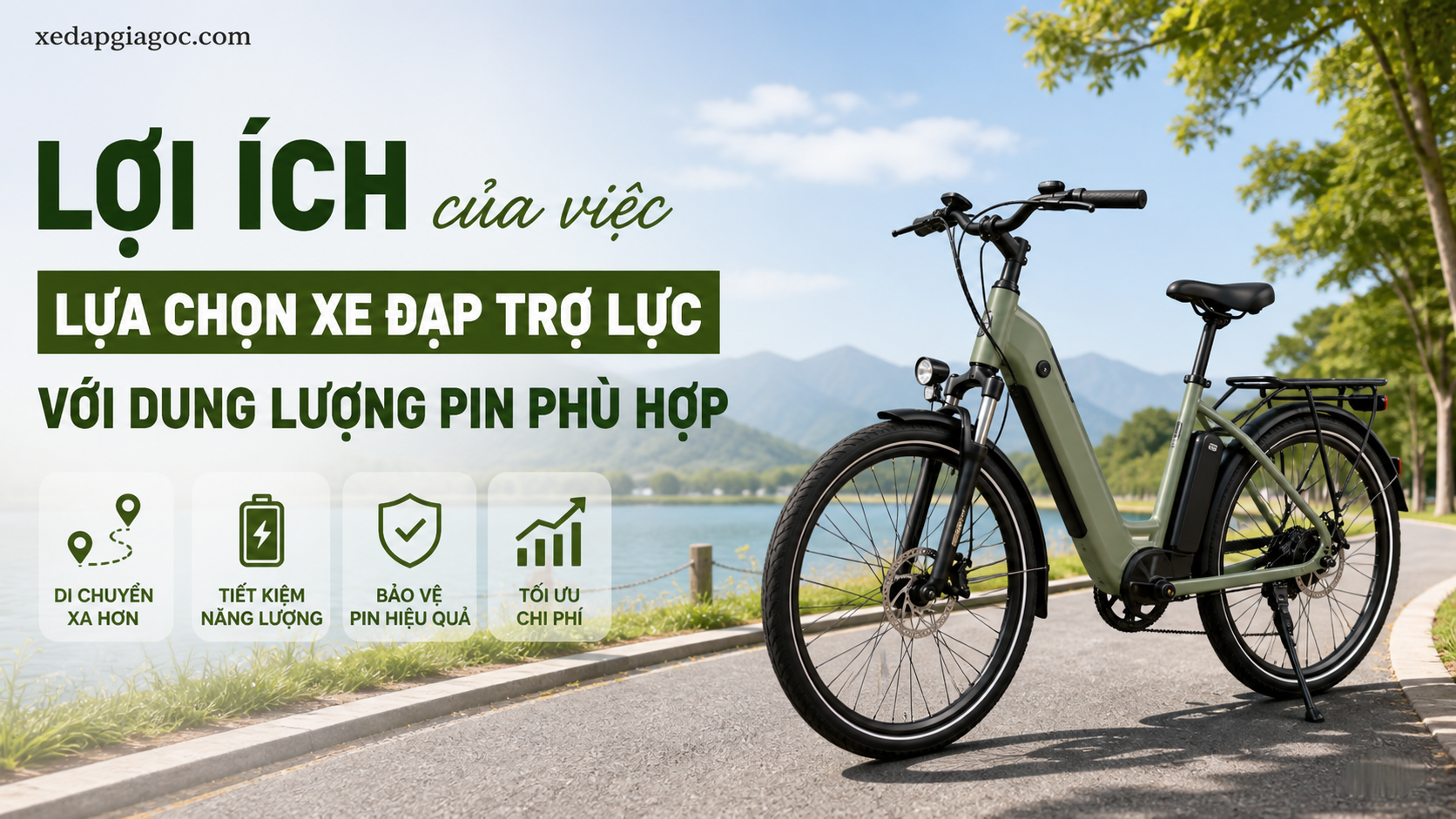 Lợi ích của việc lựa chọn xe đạp trợ lực với dung lượng pin phù hợp Lợi ích của việc lựa chọn xe đạp trợ lực với dung lượng pin phù hợp