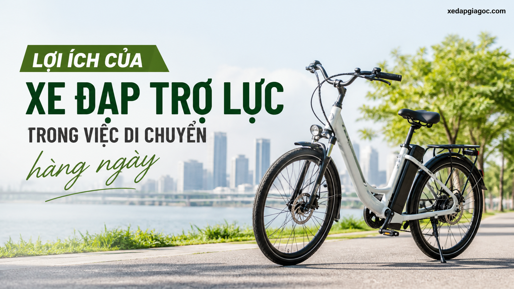 Lợi ích của xe đạp trợ lực trong việc di chuyển hàng ngày