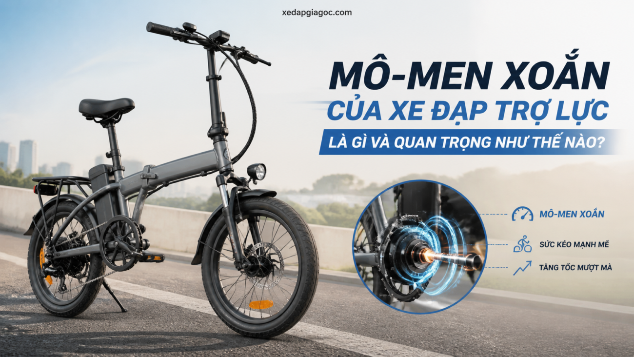 Mô-men xoắn của xe đạp trợ lực là gì và quan trọng như thế nào?