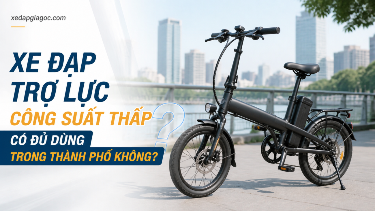 Xe đạp trợ lực công suất thấp có đủ dùng trong thành phố không?